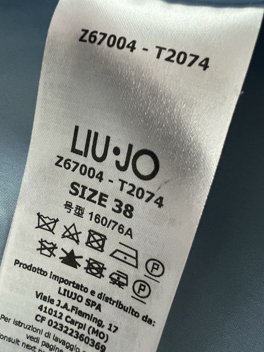 Елегантно палто Liu Jo в разкошен син цвят