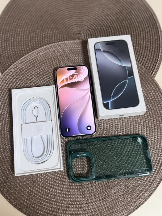 iPhone 16 Pro Ca Nou 5G 128GB Titanium White ALB