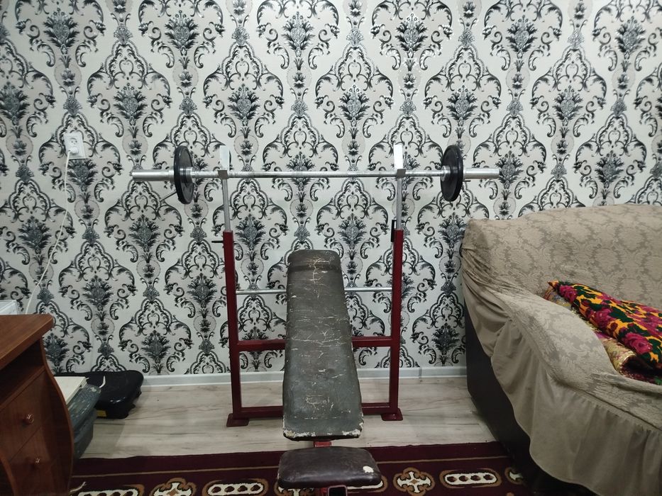 Shtanga zavodskiy, lejak tepa past buladi, oyoqqa ishlaydigan toshlari