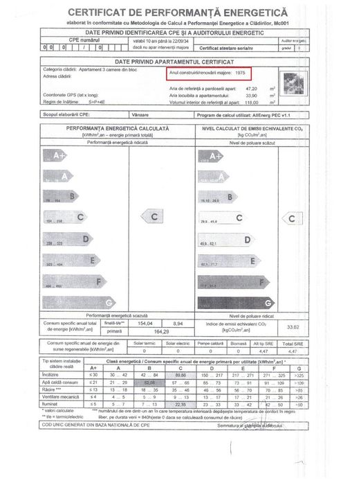 Apartament 3 camere de vânzare – Ploiești, zona Nord – Cartier Polux