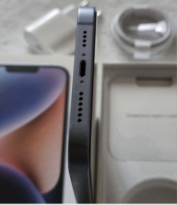 iPhone 14 Plus, 128GB, Blue, Full box, stare CA NOU