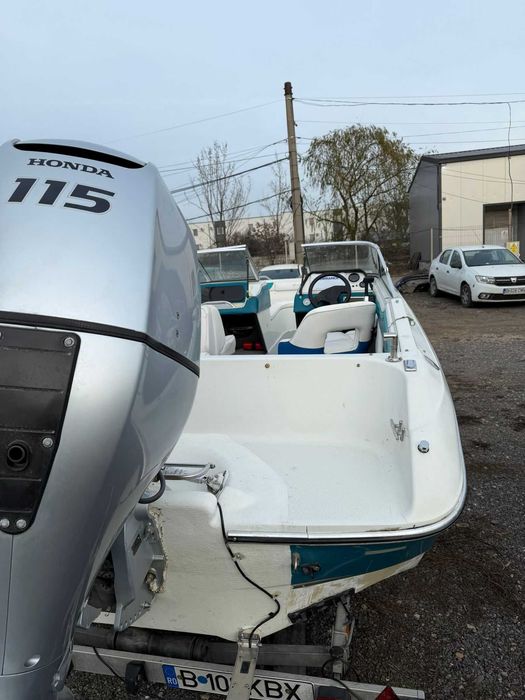Barca Rinker Captiva 170 MOTOR HONDA 115 CP 2022 SI 100 DE ORE peridoc