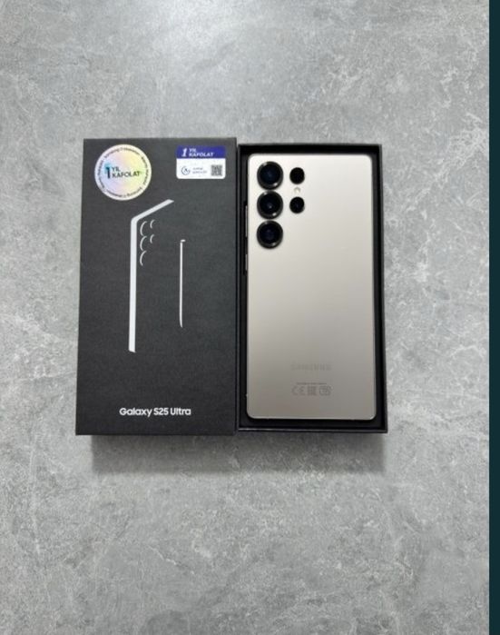 Samsung S25 Ultra 256 GB 2 Sim  360 Brono plonka Urilgan Xolati  Yangi