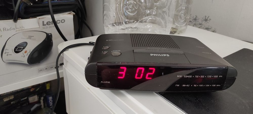 Casetofon cu CD și radio Telefunken, CD player LENCO NOU si Combo Shar