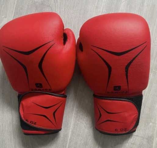 Manusi sport contact Domyos FKT-180 Adulti, 6 oz, noi