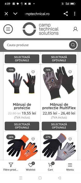 Mănuși protecție de iarna impermeabile gama blue star Premium!