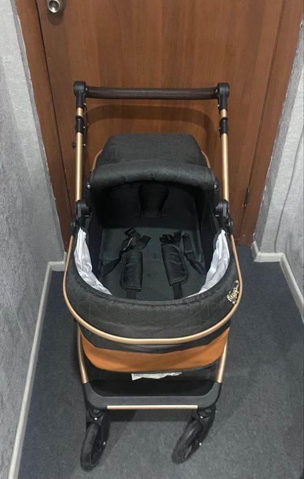 Продам коляску трансформер Belecoo 2в1 серого цвета