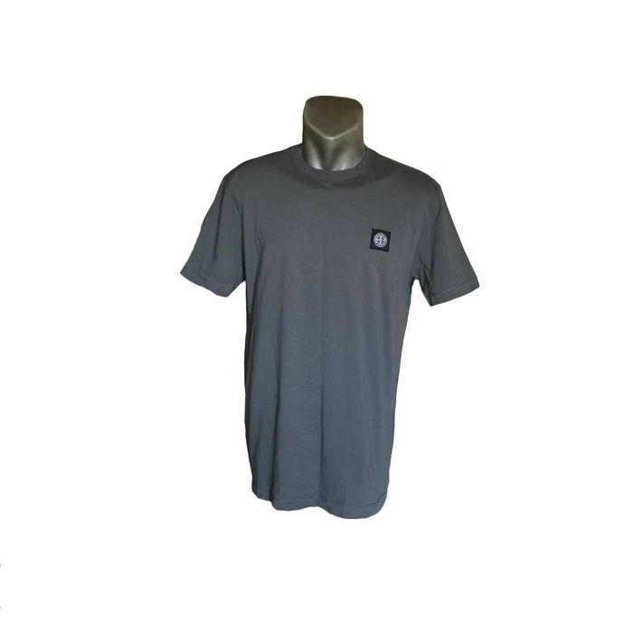 Нов STONE ISLAND Compass Patch Logo Мъжка Тениска С Яка Ежедневна Раз.L