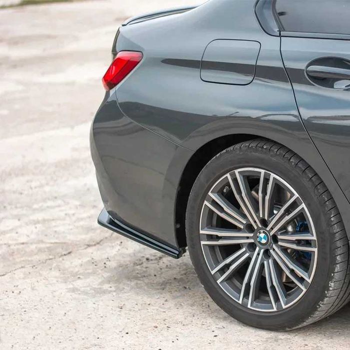 Extensii Splitere Prelungiri Extensie Bara Spate BMW G20, Negru Lucios