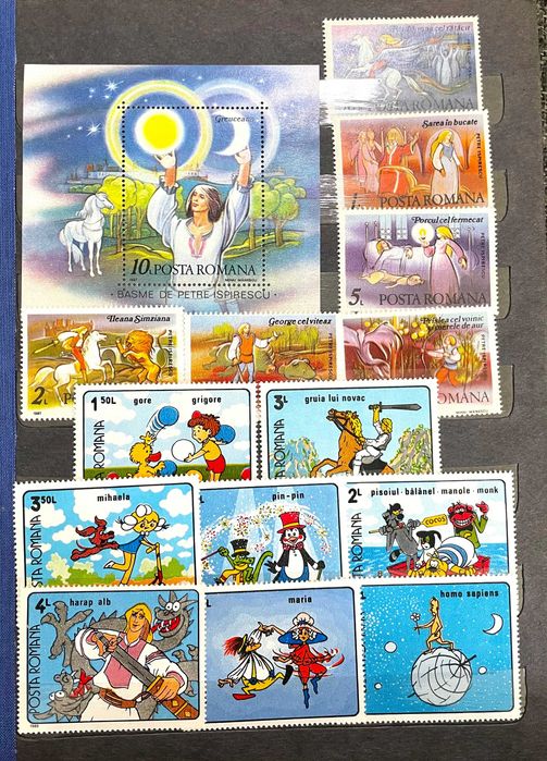 Colectie timbre cadou exceptional pentru copii