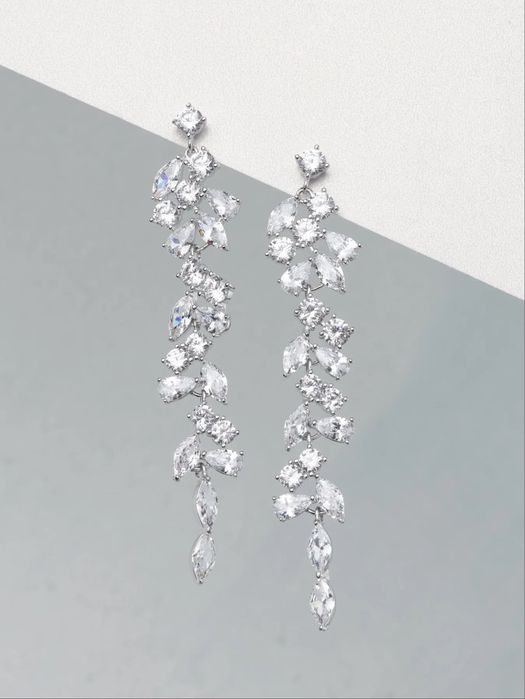 Cercei cristale cubic zirconia si swarovski