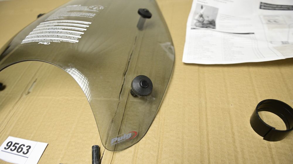 Parbriz Naked Puig 0840 Custom Universal Touring Prindere Ghidon