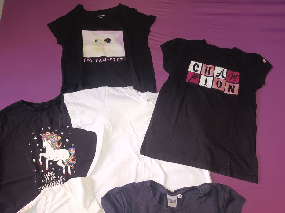 6 тениски от 6-8г. Обща цена +подаръци