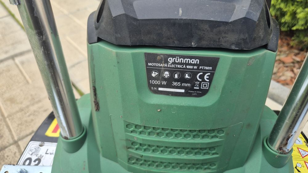 Vand motosapa electrica 1000w grunman garantie 04.2027