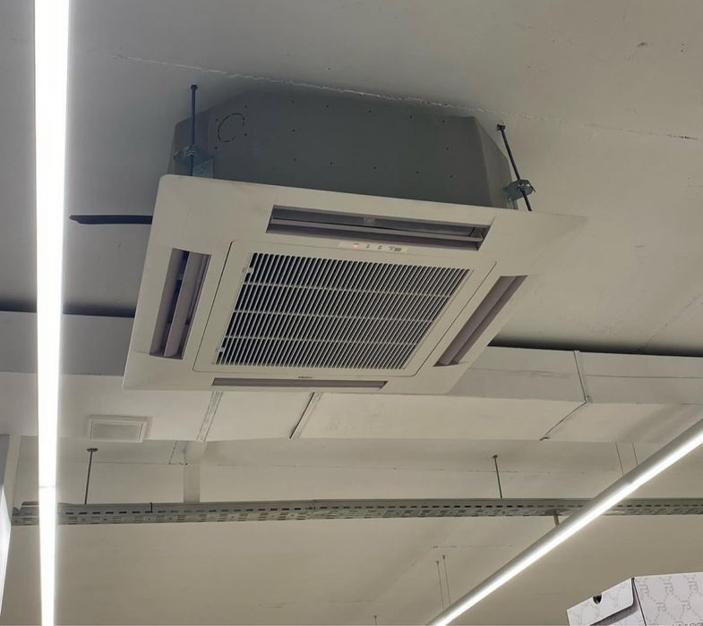 Установка кондиционеров | 2 этапа .