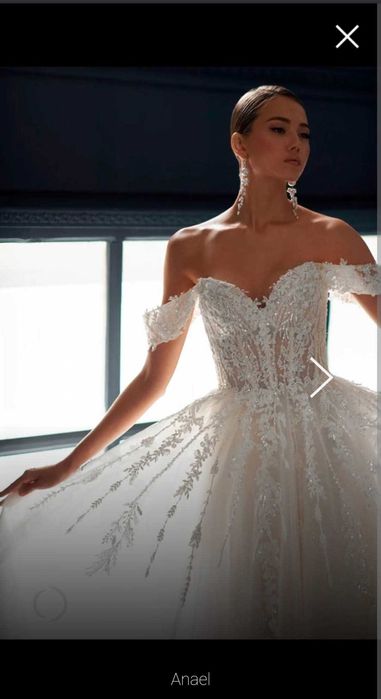 Булчинска рокля с воал