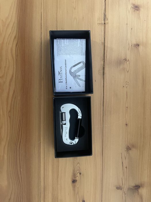 Мултифункционални нож и карабинер Pinitinox