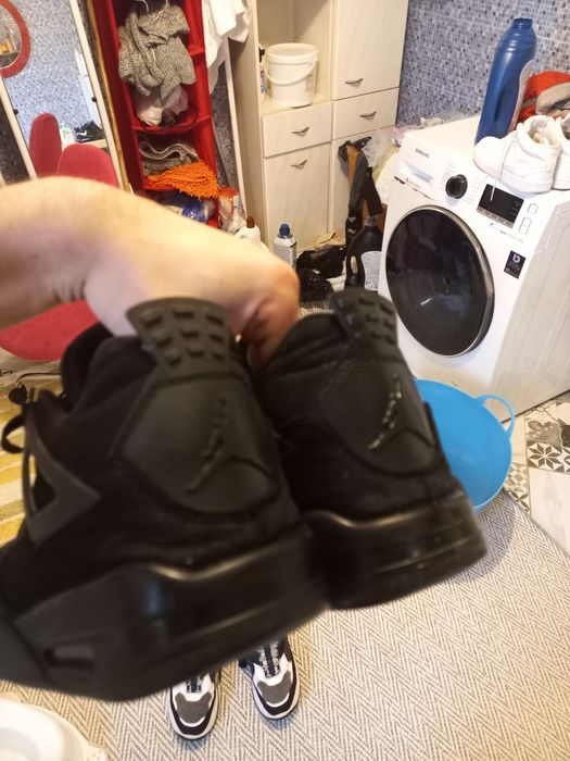 Jordan 4 black cat in stare buna