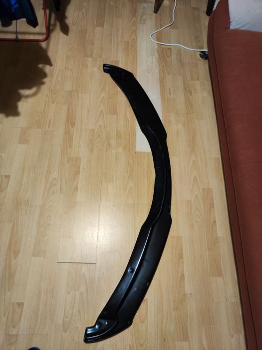 Prelungire Lip Bara Față BMW Seria 3 E90 E91 – M Tech  Negru Lucios