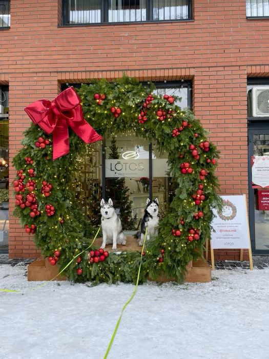 Оформление фасада магазина