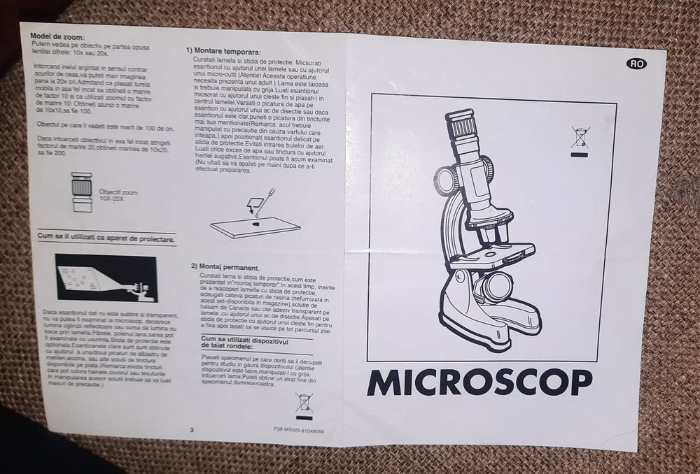 Microscop 8 ani +