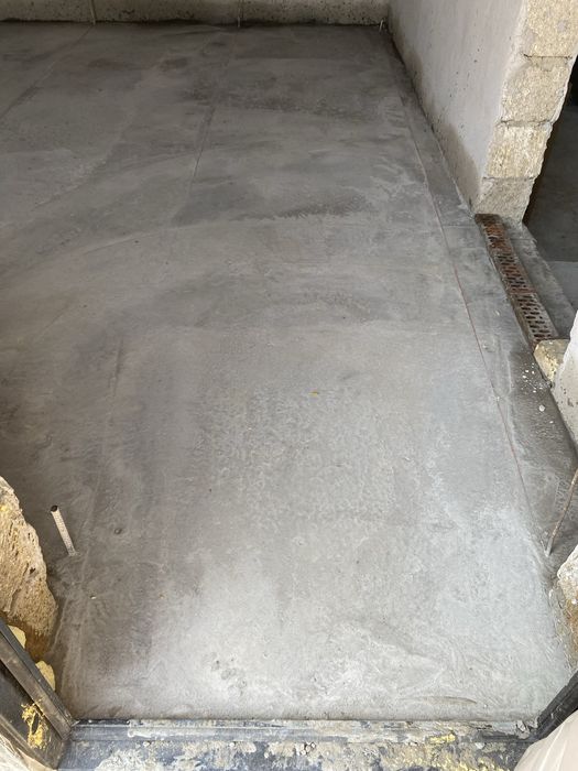 Стяжка,фундамент,ворота установка