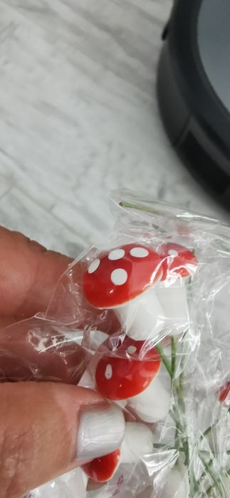 10 броя Гъбки декорация букет от гъби