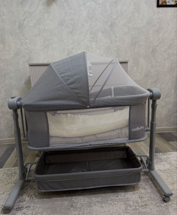 Детская люлька- манеж. Приставная, электронная