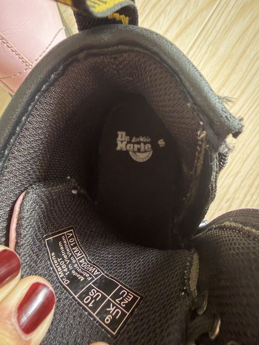 Розовые ботинки Dr. Martens 27 размер