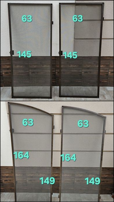 Plase țânțari, diferite dimensiunj