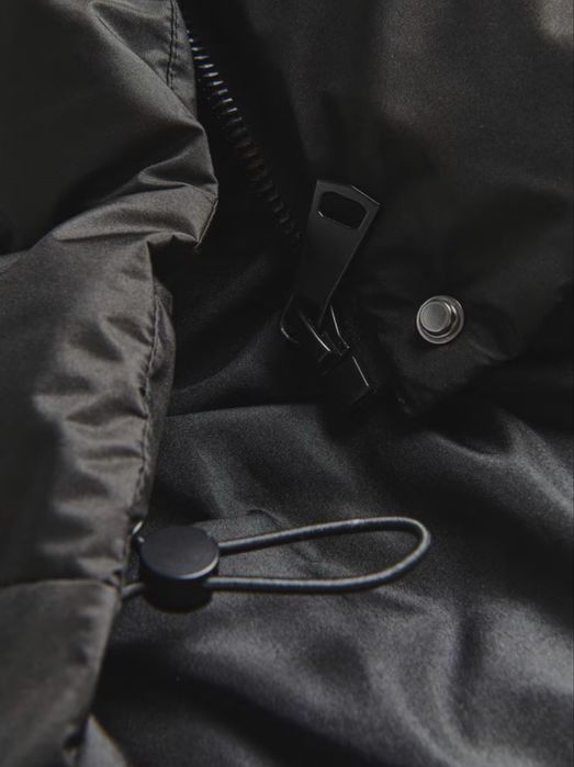 Черно късо зимно яке Reserved