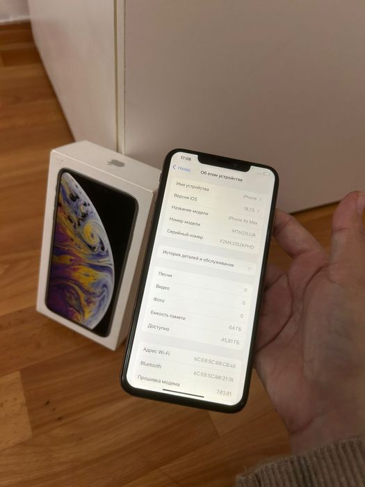 Айфон Xs Max 64гб 92%