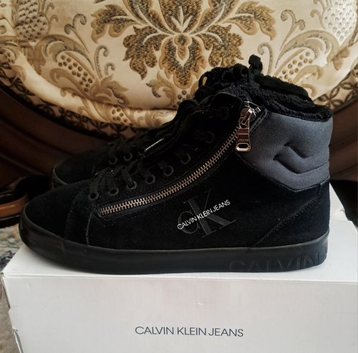 Ботинки Calvin Klein, оригинал, замша, размер 42