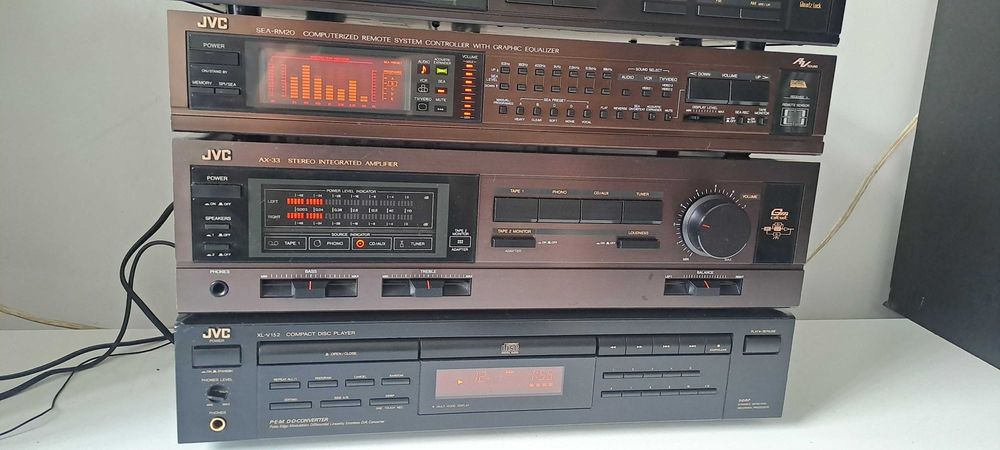 Amplificator AX-33 Egalizator SEA-RM20 CD XL-V152 Tuner FX-33L Telec JVC