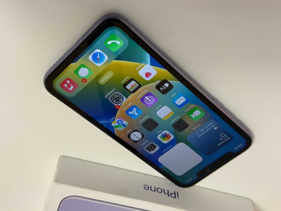 iPhone 11, Purple, 64Gb, Liber de retea