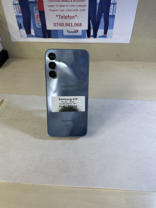 Samsung a15 / 128 gb / garantie / folie sticla cadou