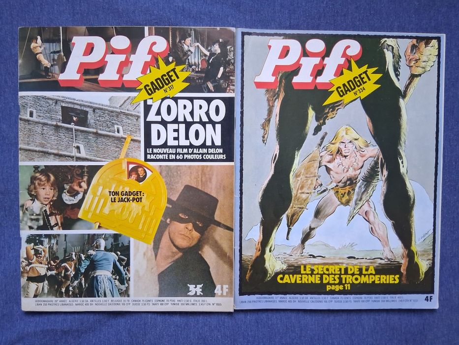 Редки Издания на Култовото Френско Списание PIF Gadjet