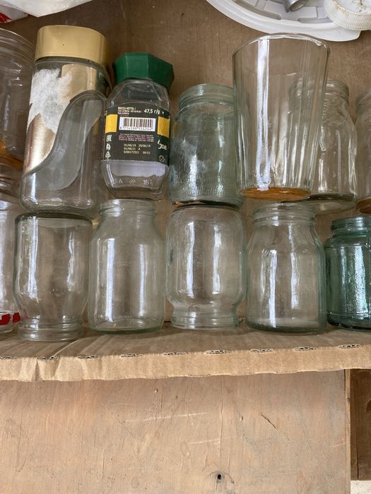 Банки стаканы разные