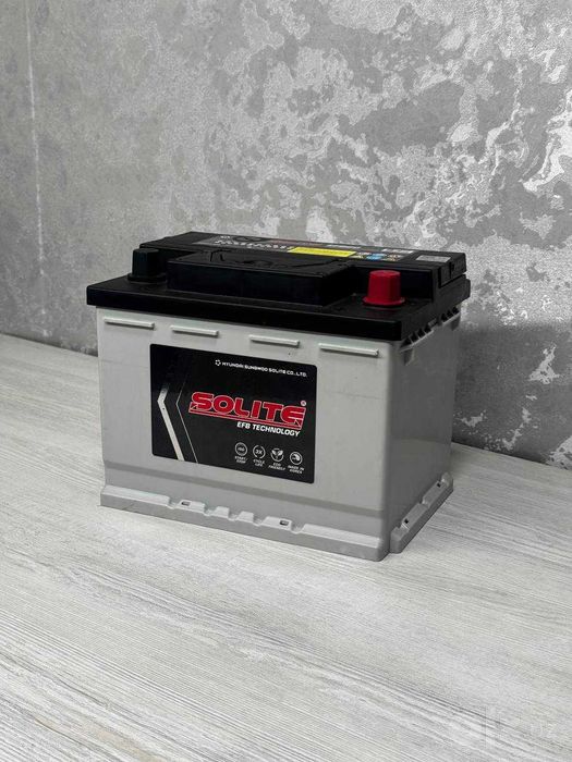 Akkumulyator Solite EFB 60Ah 560A Koreya (Gentra, Cobalt, Lacetti)