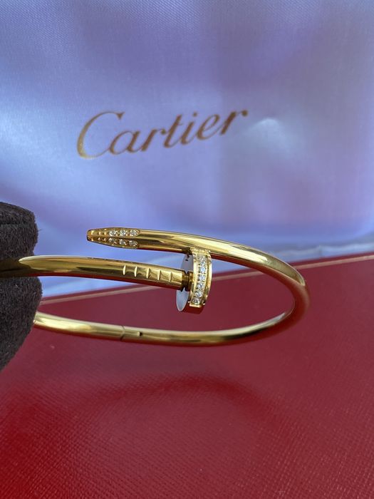 Brățară Cartier cui 19 aur cu diamante