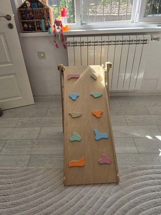 Пиклер триъгълник 2 модула с рампа Wooden Magic