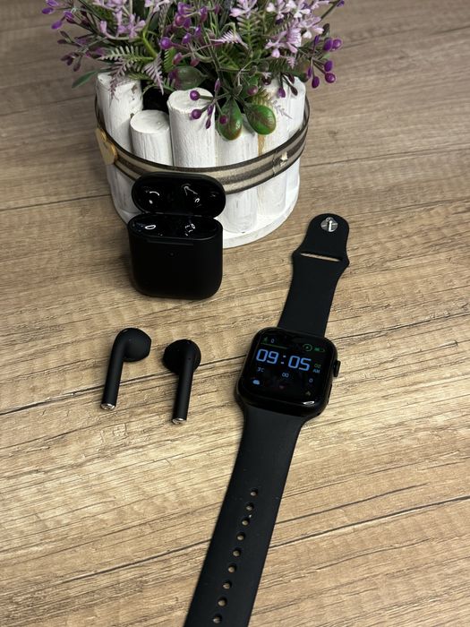 Продам AirPods 2 Black Premium жемчуг