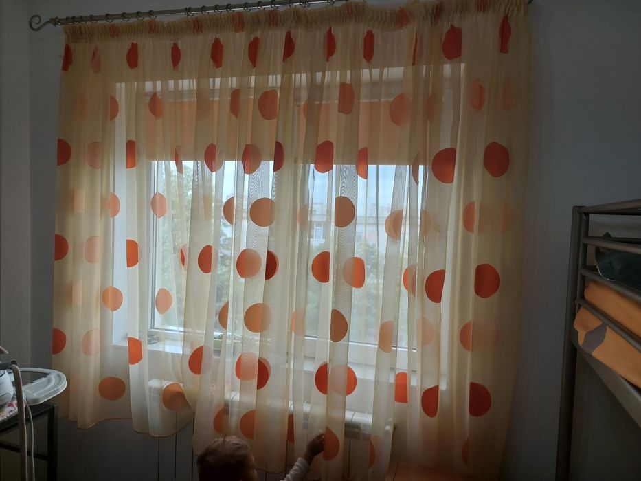 Perdea 600×160 portocalie