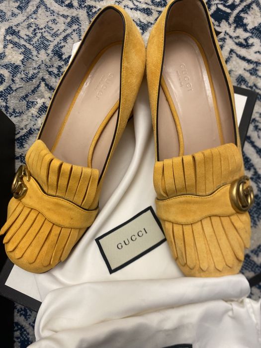 Pantofi gucci galbeni