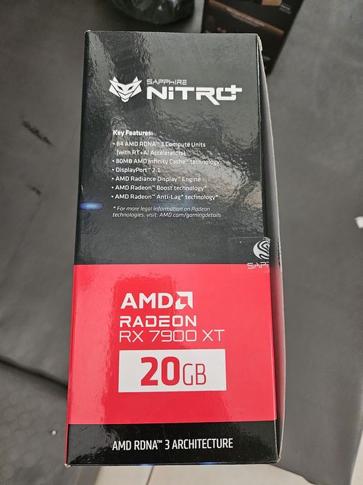 Видеокарта 7900XT Sapphire Nitro plus