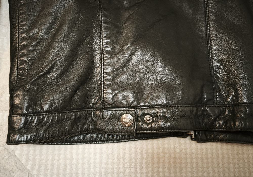 кожено яке GAS JEANS размер L