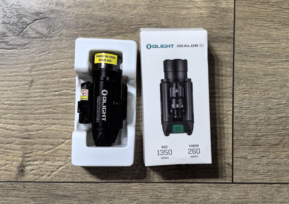 Olight Baldr Pro тактически фенер с лазерен прицел