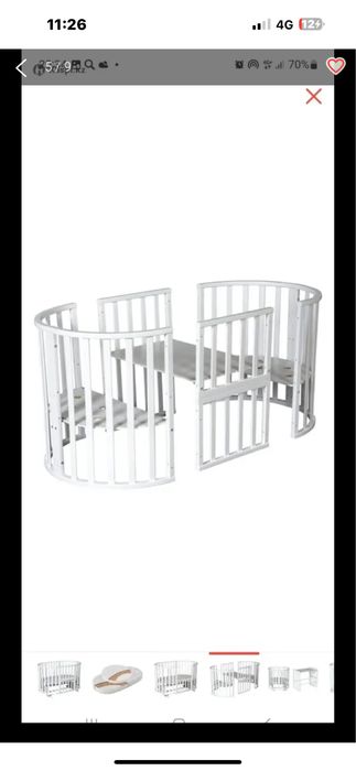 Манеж белая трансформер !