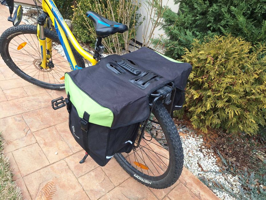 Set Genți Portbagaj M-Wave Amsterdam Double Verde/Negru