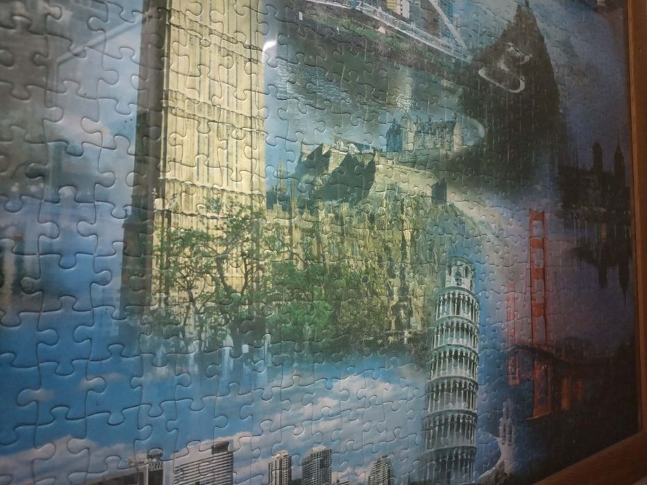 пъзел Колаж от световни забележителности, 1500 части